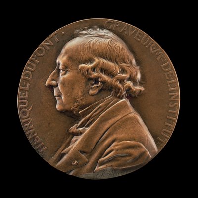 Henriquel Dupont, 1797-1892, Tekenaar en Graveur, ca. 1870-1892 door Jules Clement Chaplain
