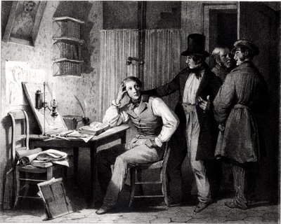 De avond, of De student door Jules David