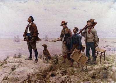 Een Amateur Schilder door Jules Denneulin