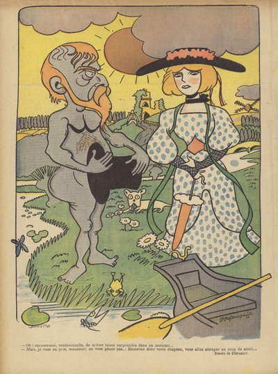 Illustratie voor Le Rire door Jules Depaquit