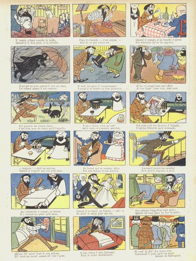 Illustratie voor Le Rire door Jules Depaquit