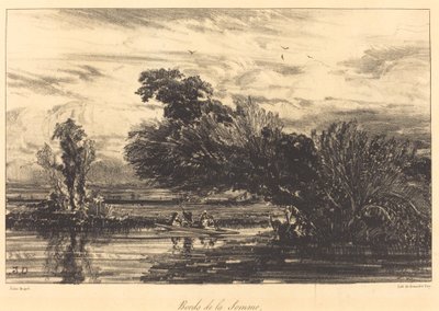 Oever van de Somme door Jules Dupré