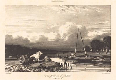 Gezicht in Engeland door Jules Dupré