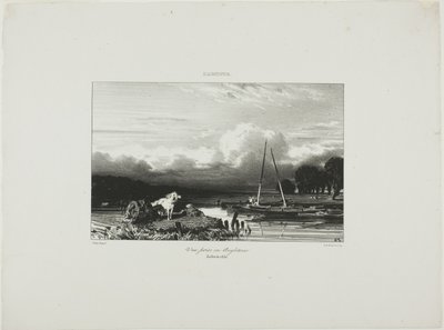 Uitzicht in Engeland door Jules Dupré