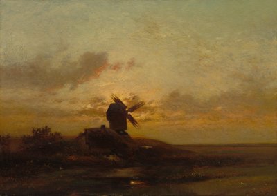 De molen door Jules Dupré