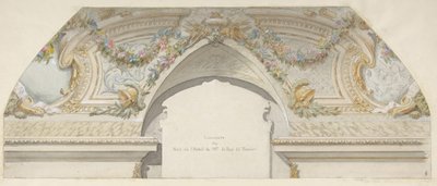 Ontwerp voor Hôtel de Trevise, Parijs, tweede helft 19e eeuw door Jules Edmond Charles Lachaise and Eugène Pierre Gourdet