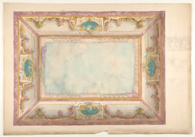 Ontwerp voor een plafond met trompe l