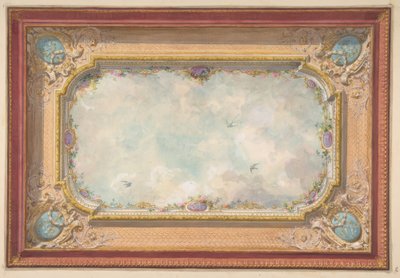 Ontwerp voor een plafond met trompe l