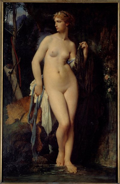 Diane door Jules Elie Delaunay
