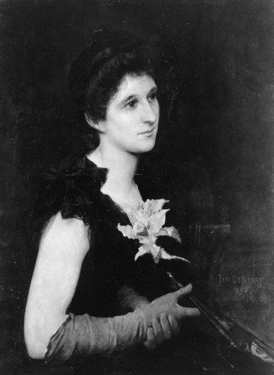 Portret van mevrouw Charles L. Hutchinson, 1890 door Jules Elie Delaunay