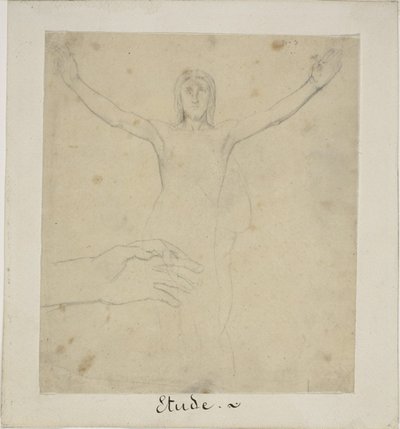 Studie voor Opstanding door Jules Elie Delaunay