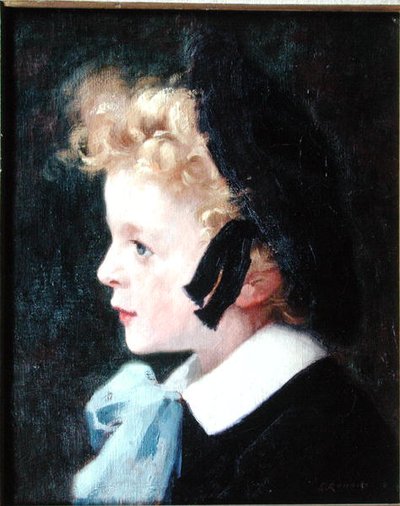 Portret van Marcel Renoux, Zoon van de Schilder door Jules Ernest Renoux
