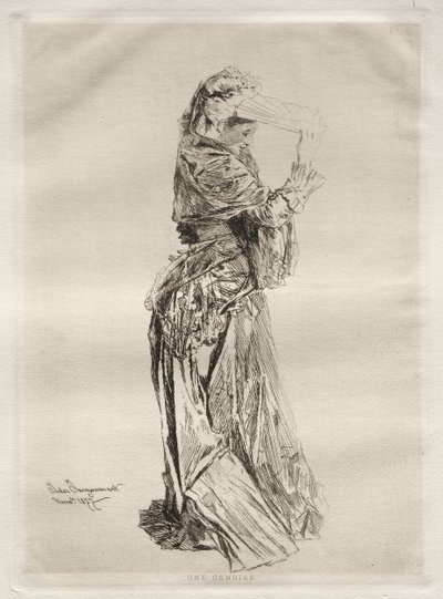 Een Genoise door Jules Ferdinand Jacquemart