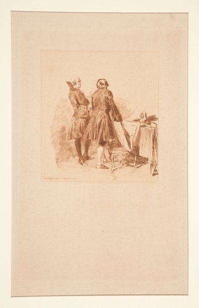Amateurs van kunst door Jules Ferdinand Jacquemart