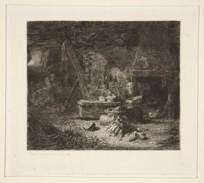 Interieur van een Nederlandse Keuken door Jules Ferdinand Jacquemart