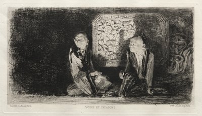 Ivoor en Celadon door Jules Ferdinand Jacquemart