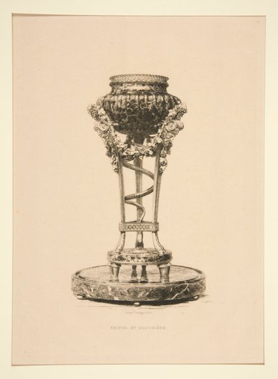Driepoot (door Gouthiere) door Jules Ferdinand Jacquemart