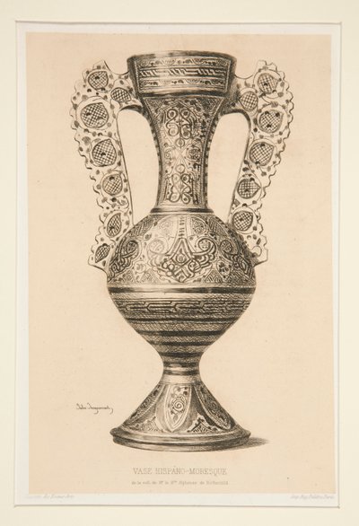 Hispano-Moorse vaas door Jules Ferdinand Jacquemart