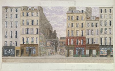No.8 tot No.16 rue du Four, Parijs, Frankrijk, 1893 door Jules Gaildrau