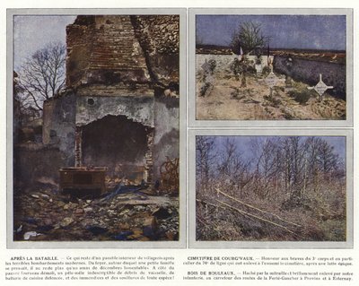 Na de Slag, Begraafplaats van Courgivaux, Berkenbos door Jules Gervais Courtellemont