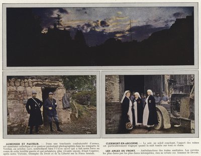 Aumonier en Pastoor, Clermont-En-Argonne, Les Anges du Front door Jules Gervais Courtellemont