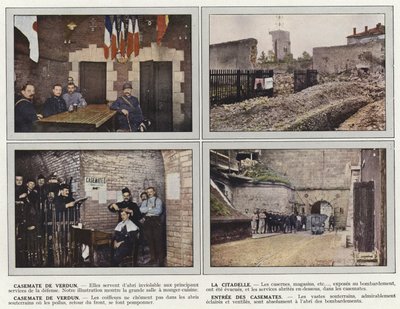 Casemate de Verdun, La Citadelle, Entree des Casemates door Jules Gervais Courtellemont