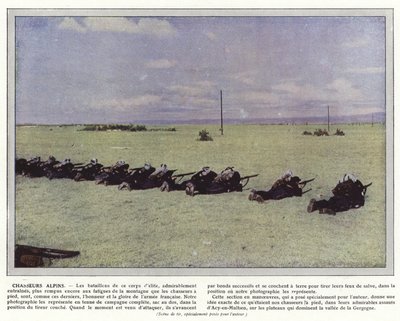 Chasseurs Alpins door Jules Gervais Courtellemont