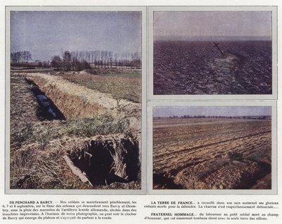 Van Penchard naar Barcy, La Terre de France, Broederlijk Eerbetoon door Jules Gervais Courtellemont