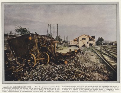 Station van Dombasle-En-Argonne door Jules Gervais Courtellemont