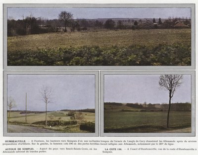 Humbeauville, Rondom Sompuis, De Heuvel 196 door Jules Gervais Courtellemont
