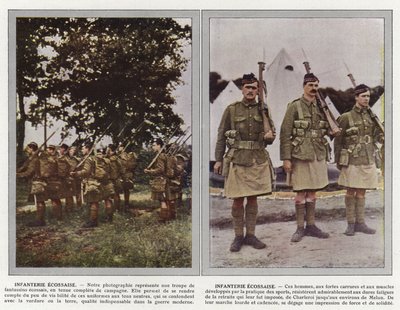 Schotse infanterie, Schotse infanterie door Jules Gervais Courtellemont