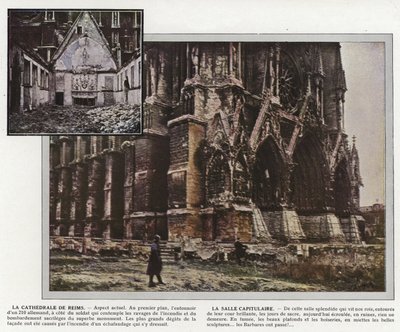 La Cathedrale de Reims, La Salle Capitulaire door Jules Gervais Courtellemont