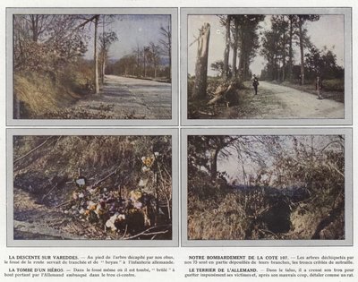 La Descente sur Vareddes, Notre Bombardement de la Cote 107, La Tombe D