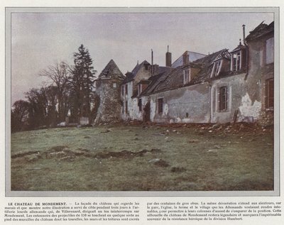 Het Kasteel van Mondement door Jules Gervais Courtellemont