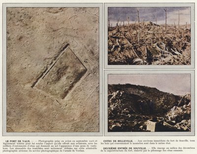 Le Fort de Vaux, Cotes de Belleville, Tweede Ingang van Souville door Jules Gervais Courtellemont