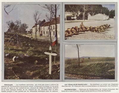 Penchard, Les Tirailleurs Marocains, Neufmontiers door Jules Gervais Courtellemont