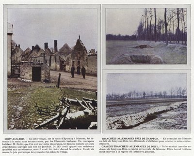 Soisy-aux-Bois, Duitse Loopgraven bij Chapton, Grote Duitse Loopgraven van Soisy door Jules Gervais Courtellemont