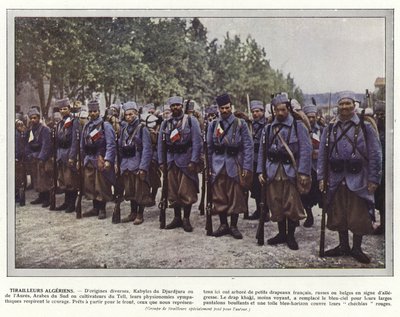 Tirailleurs Algeriens door Jules Gervais Courtellemont