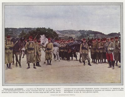 Algerijnse scherpschutters door Jules Gervais Courtellemont
