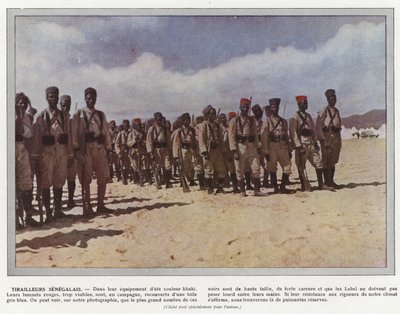 Senegalese scherpschutters door Jules Gervais Courtellemont