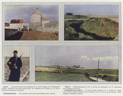 Trocy, Trocy, Telegraaf, Panorama van Trocy door Jules Gervais Courtellemont