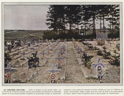 Een militaire begraafplaats door Jules Gervais Courtellemont