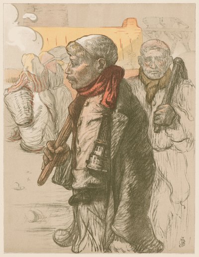 In het Zwarte Land, ca. 1898 door Jules Gustave Besson