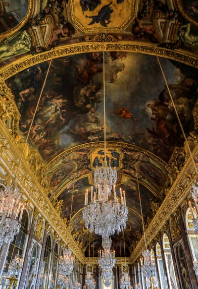 Spiegelzaal, Paleis van Versailles door Jules Hardouin Mansart