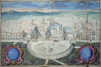 Het Paleis van de Hertogen van Bourgondië in Dijon voor restauratie door Mansart, 1698 door Jules Hardouin Mansart