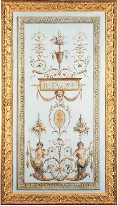 Decoratief paneel door Jules Hugues and Jean Simon Rousseau