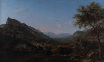 Voreppe en de Isère-vallei 1853 door Jules Jean Baptiste Guedy