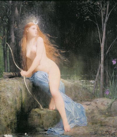 Diana door Jules Joseph Lefebvre