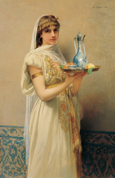 Dienaar, 1880 door Jules Joseph Lefebvre