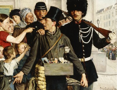 De Arrestatie, 1882 door Jules Lambeaux